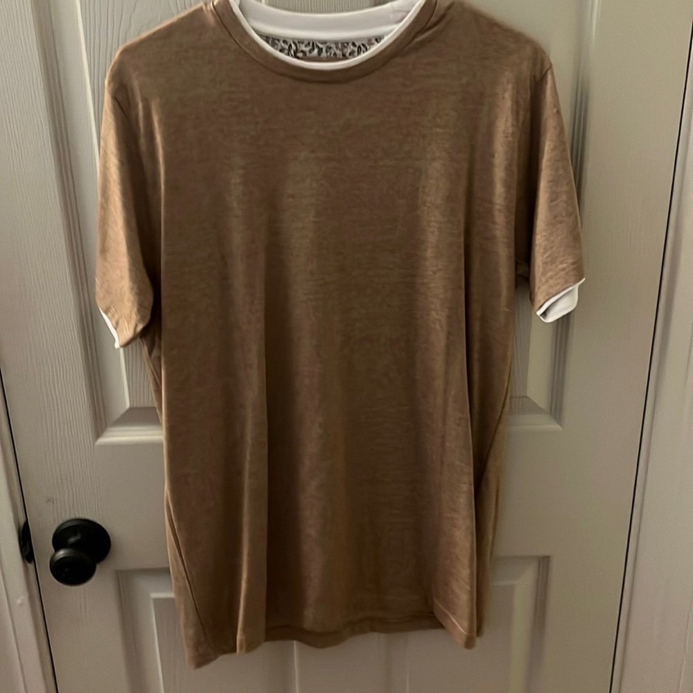 Denim & Flower brown essential shirt